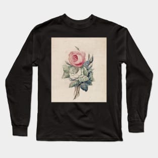 Spray of Roses with Faces Long Sleeve T-Shirt